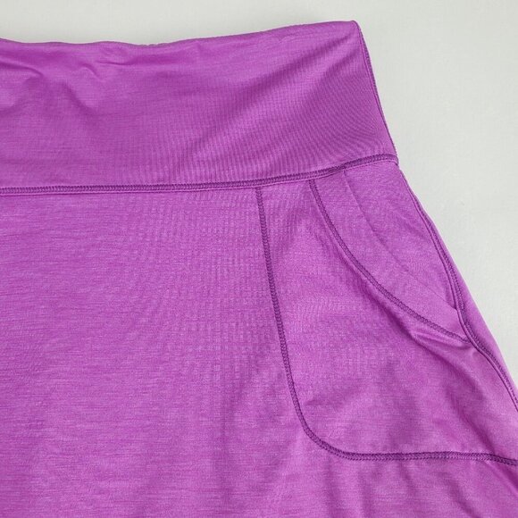 Peter Millar Ruffle Golf Skort Womens Medium Purple Tennis UPF Sun Protection - Picture 2 of 8